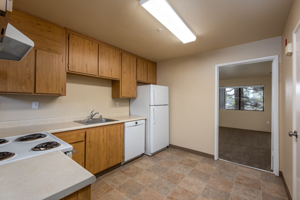 Kitchen at Edgewood Apartments, Rohnert Park, California