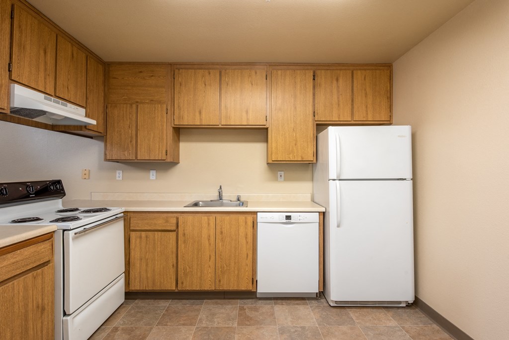 Kitchen at Edgewood Apartments, Rohnert Park, California