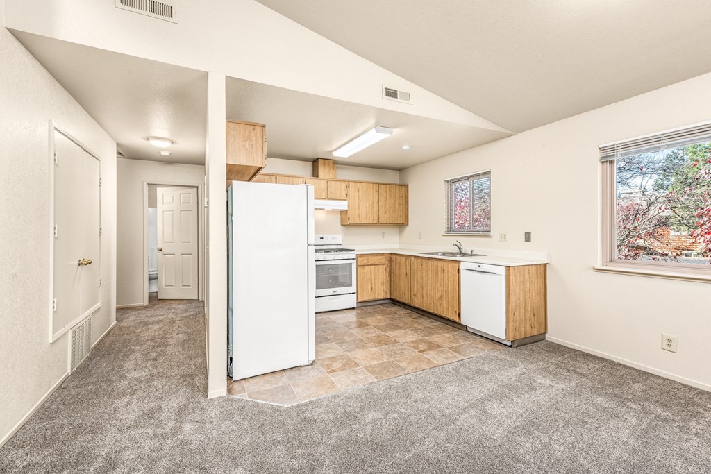 Kitchen at Meadowview Apartments, Santa Rosa, CA