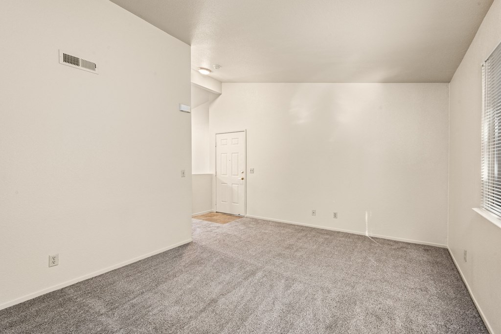Living room at Meadowview Apartments, Santa Rosa, CA