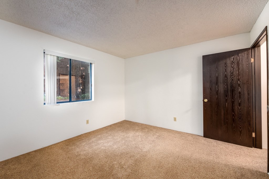 Carpeted Bedroom at Coddingtown Mall Apartments, Santa Rosa, California