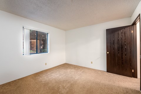 Carpeted Bedroom at Coddingtown Mall Apartments, Santa Rosa, California