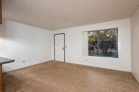 Unfurnished Living Area at Coddingtown Mall Apartments, Santa Rosa, CA