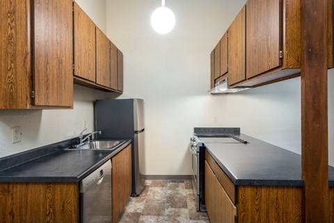 Granite Countertop at Coddingtown Mall Apartments, Santa Rosa, California