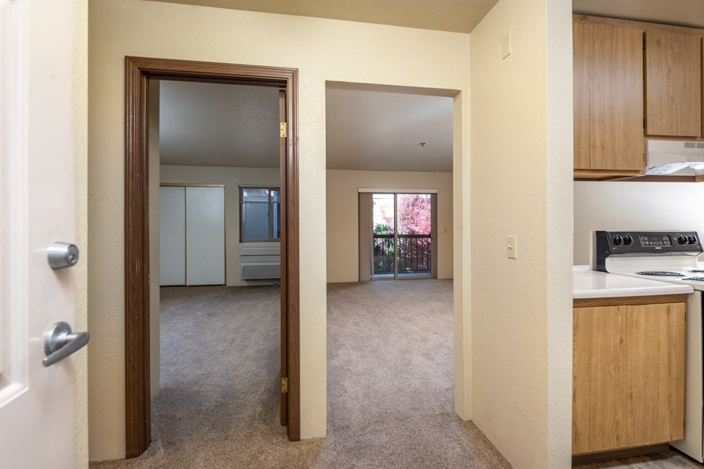 Kitchen With Living View at Altamont Apartments, Rohnert Park, CA