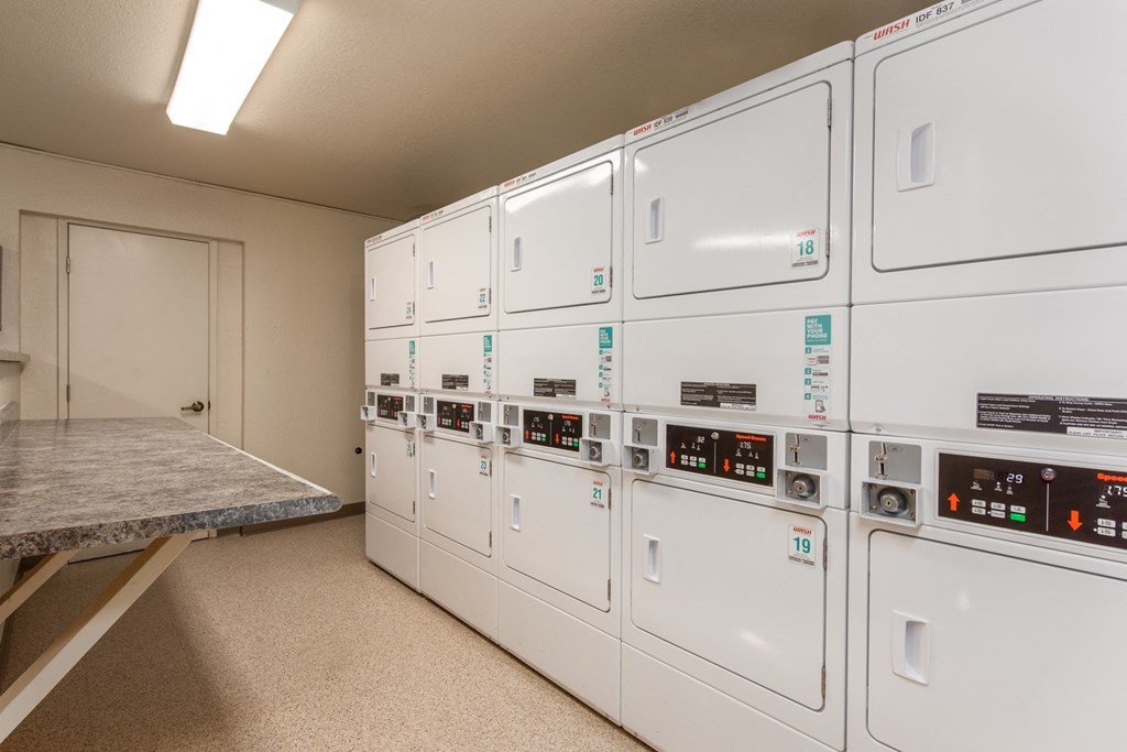 Laundry Room at Coddingtown Mall Apartments, California