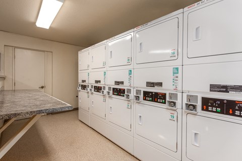 Laundry Room at Coddingtown Mall Apartments, California