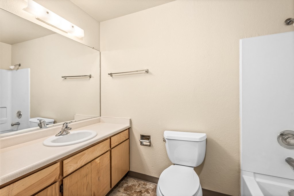 Spa Inspired Bathroom at Meadowrock Apartments, Santa Rosa, CA