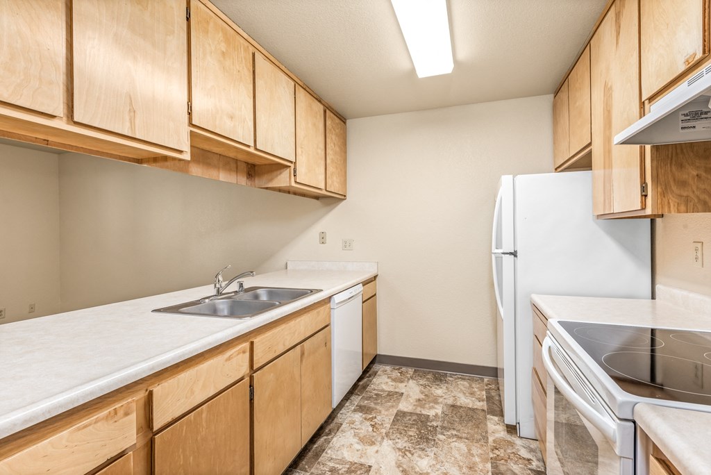 Modern Kitchen at Meadowrock Apartments, Santa Rosa, California