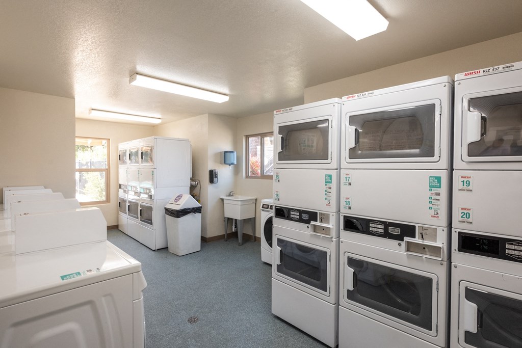Spacious Laundry Room at Meadowrock Apartments, Santa Rosa, California
