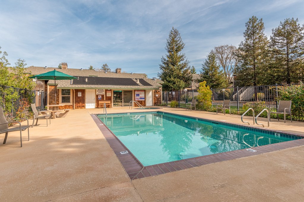 Pool View at Meadowrock Apartments, Santa Rosa