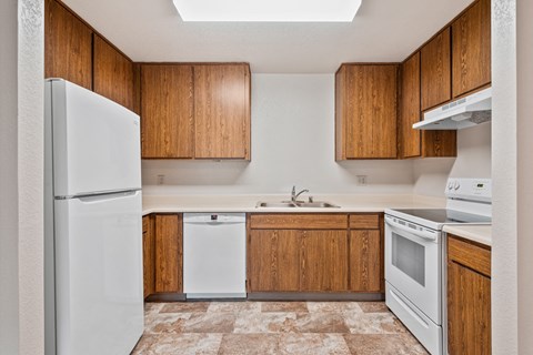 Kitchen at Meadowrock Duplexes, Santa Rosa