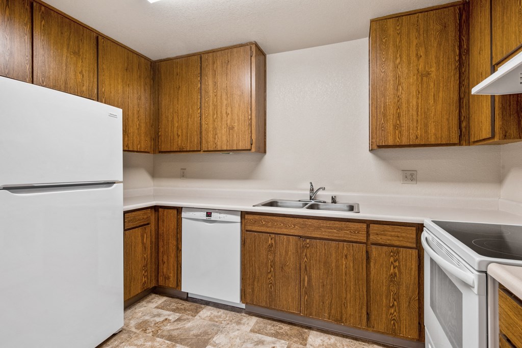 Modern Kitchen at Meadowrock Duplexes, Santa Rosa, 95403