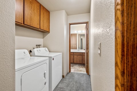 Washer Dryer at Meadowrock Duplexes, Santa Rosa, California