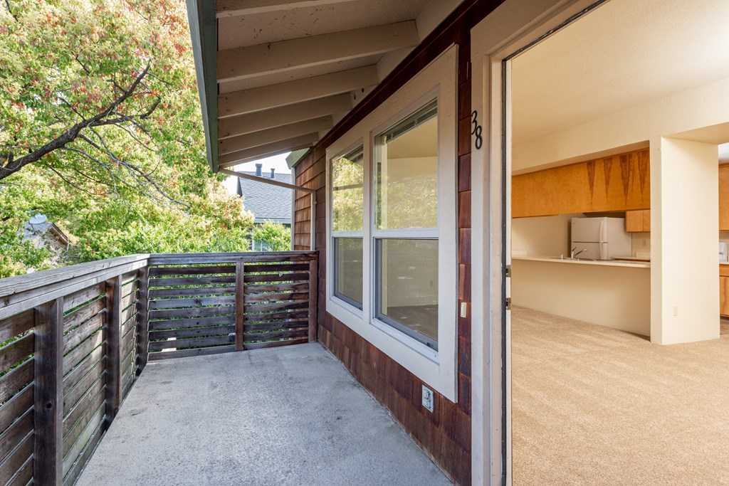 Spacious Balcony at Meadowrock Apartments, Santa Rosa