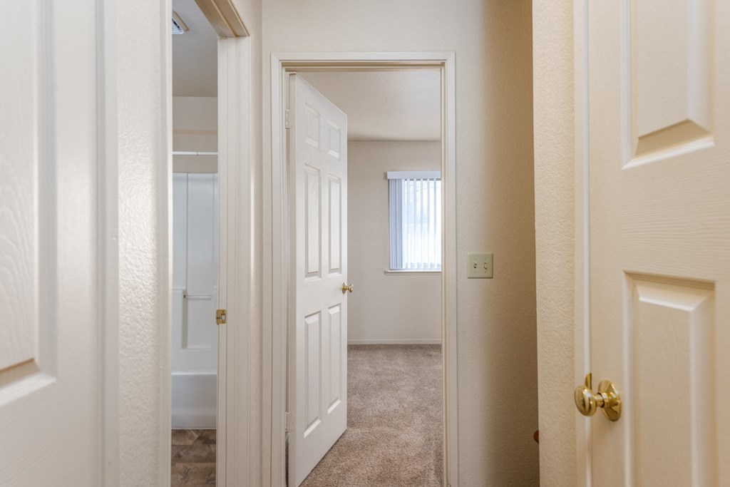 Hallway at Meadowview Apartments, Santa Rosa, CA