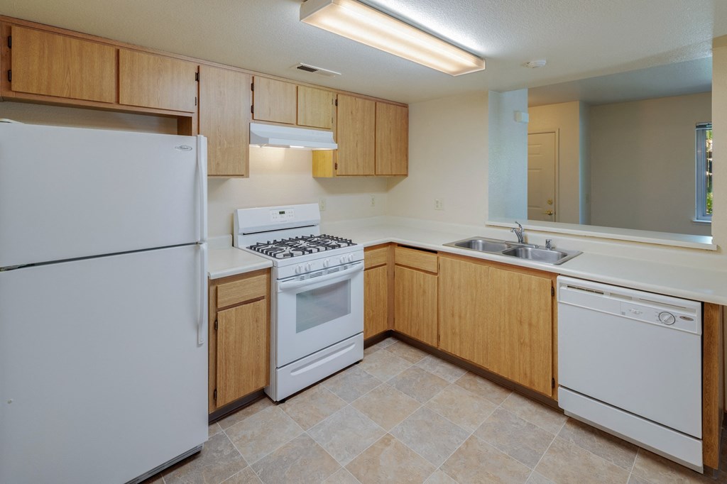 Modern Kitchen at Meadowview Apartments, Santa Rosa, CA, 95407