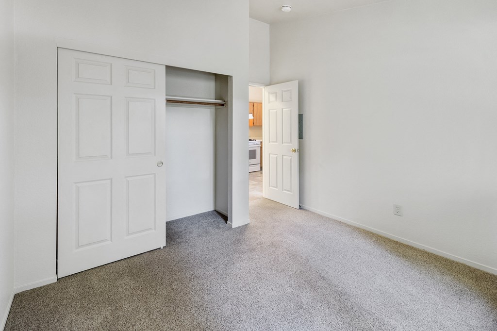 Closets In Bedroom Closets In Bedroom at Meadowview Apartments, Santa Rosa, 95407