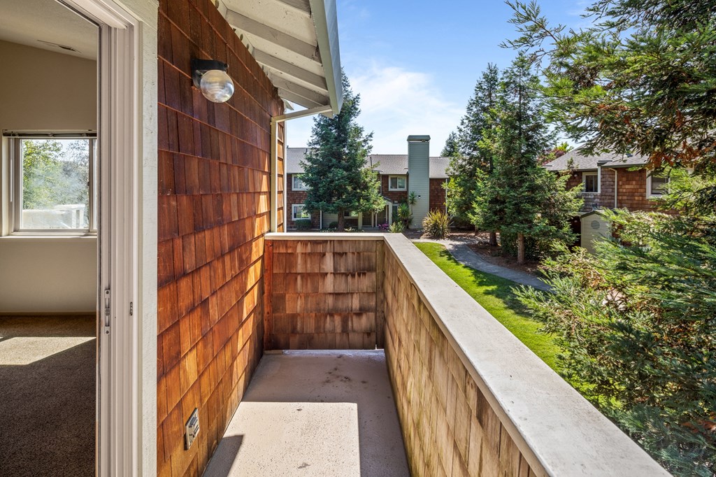 Large Balcony at Meadowview Apartments, Santa Rosa