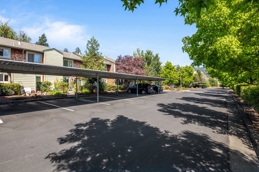 Parking at Meadowview Apartments, Santa Rosa, California