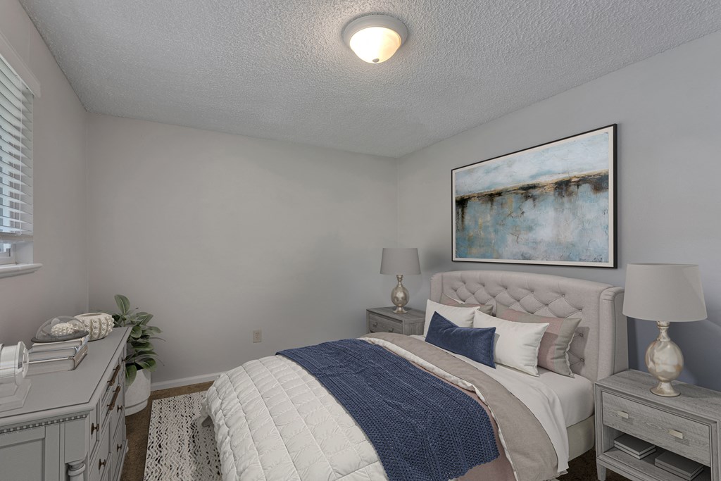 Four bedrooms in every townhome.