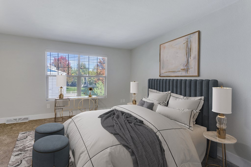 Bedrooms include ample closets