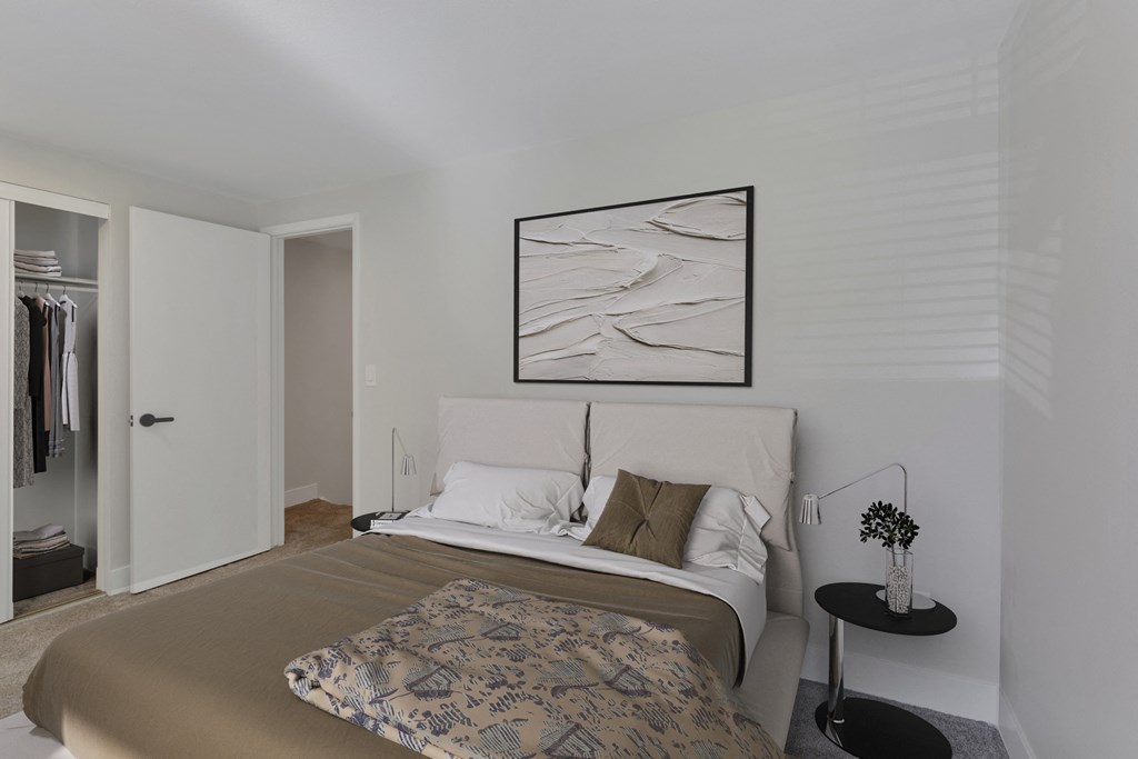 Bedrooms include ample closets