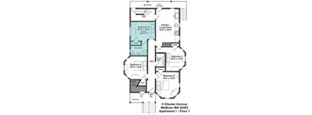 floor plan of the second level of the house