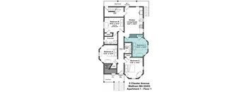 floor plan of the second level of the house
