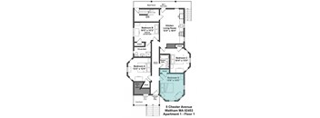 floor plan of the second level of the house