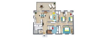 Three Bedroom Three Bathroom