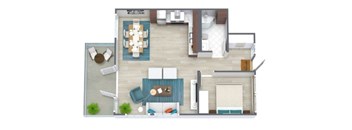One Bedroom One Bathroom