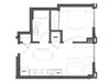 500 square feet floor plan image