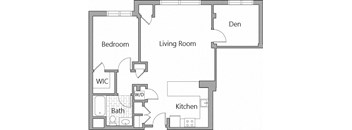 1 Bedroom Plus Den