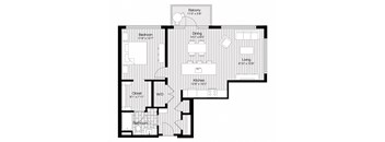 a floor plan of a bedroom house