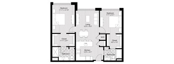 a floor plan of a bedroom house