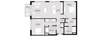 a floor plan of a bedroom house
