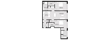 a floor plan of a house
