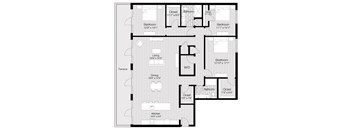 a floor plan of a house