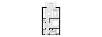 a floor plan of a small apartment