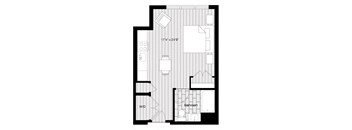 a floor plan of a small apartment