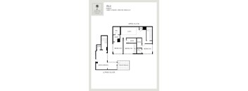 A floor plan for a PH3 duplex apartment with three bedrooms and three bathrooms.