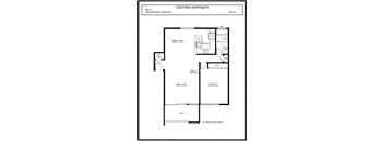 Crestview - 1 Bed 1 Bath Floorplan G