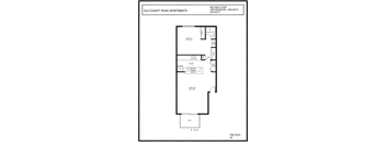 a floor plan of old country road apartments
