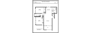 Crestview - 2 Bed 1 Bath Floorplan D2