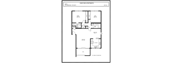 Crestview - 2 Bed 2 Bath Floorplan D