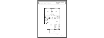the floor plan of old country road apartments