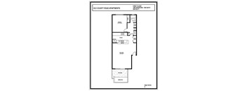 a floor plan of the old county road apartments