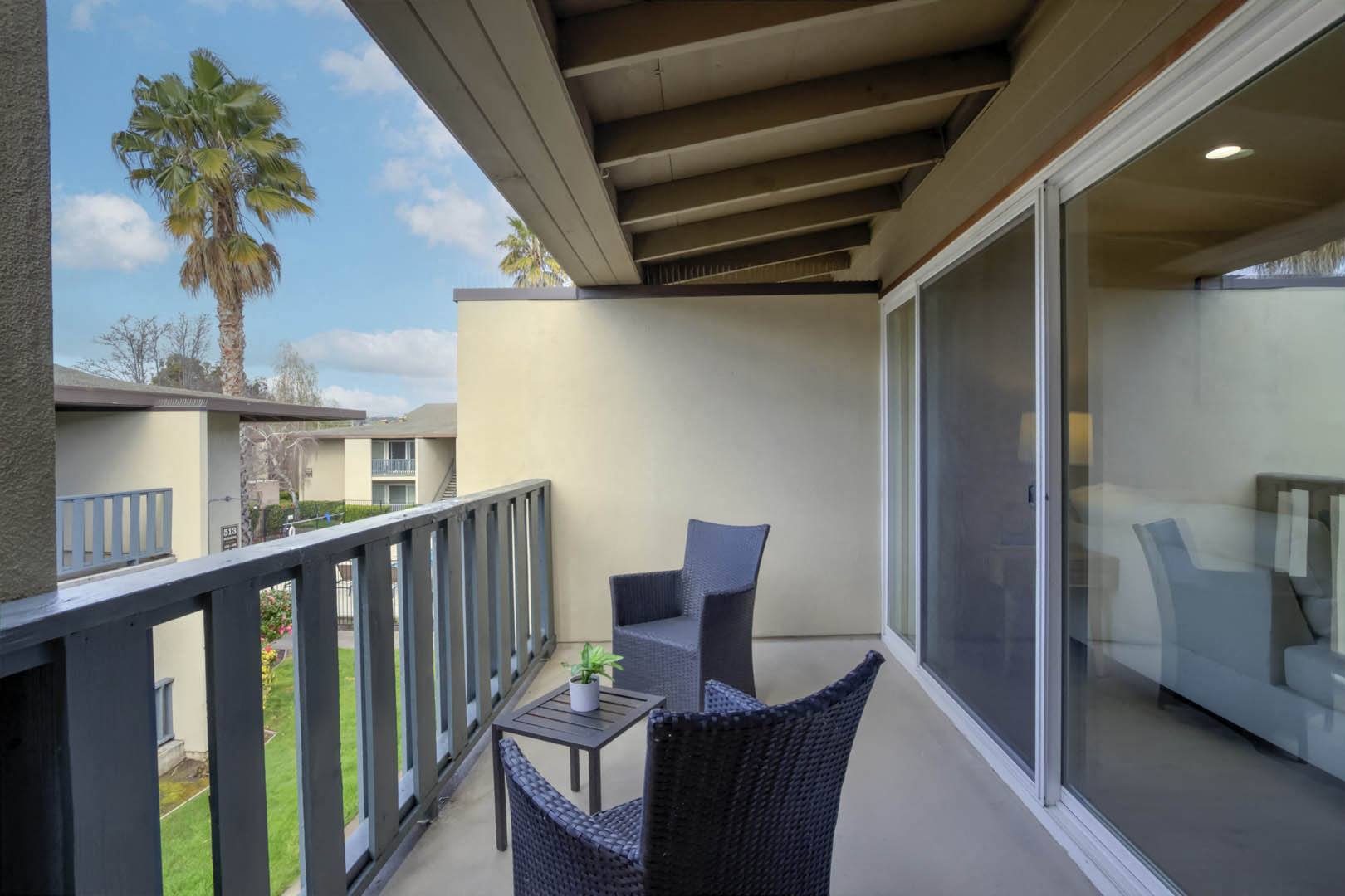 a balcony or terrace at homewood suites by hilton west palm beach