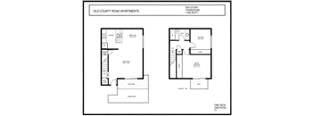 Old County Road 2 Bed 1 Bath Townhome 1008 square feet